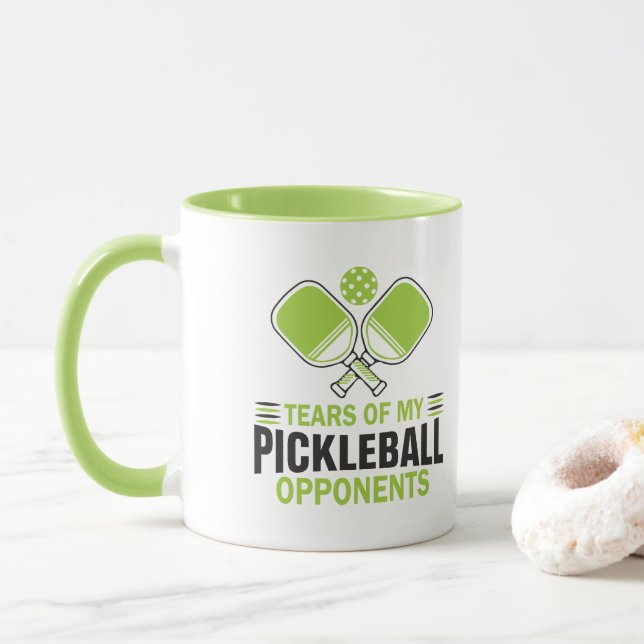 Taza Lágrimas de mis opositores del baloncesto (Con donut)