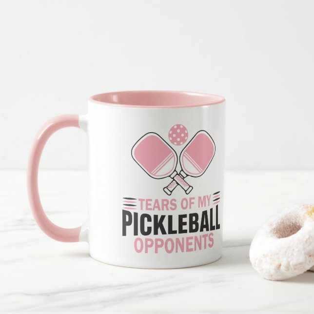 Taza Lágrimas de mis opositores del baloncesto (Con donut)
