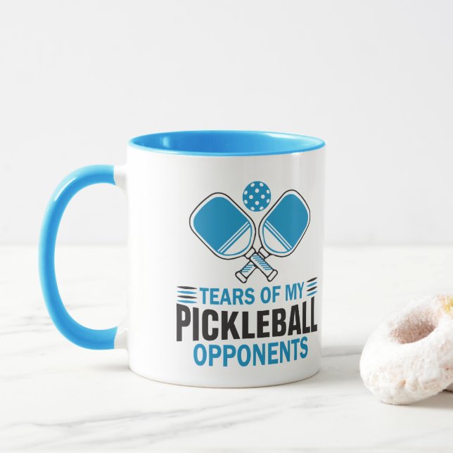 Taza Lágrimas de mis opositores del baloncesto (Con donut)