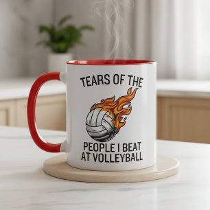Taza Lágrimas Divertidas de la Gente a la que Derroté e