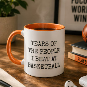 Taza Lágrimas Divertidas De La Gente Que Derroto En Bal
