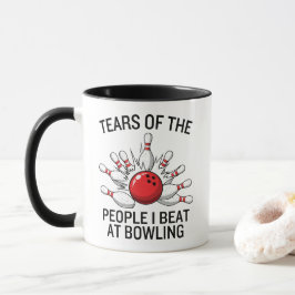 Taza Lágrimas Divertidas De La Gente Que Derroto En Bol