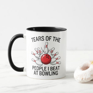 Taza Lágrimas Divertidas De La Gente Que Derroto En Bol