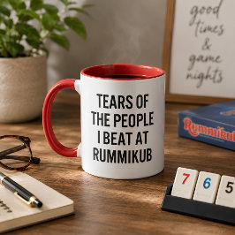 Taza Lágrimas Divertidas de la Gente que Derroto en el
