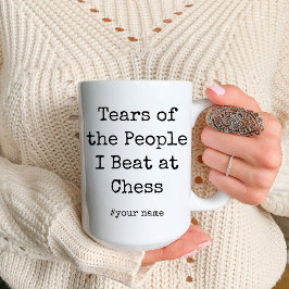 Taza Lágrimas divertidas de la gente que pego en el aje