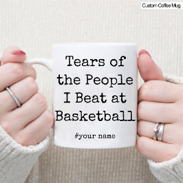 Taza Lágrimas divertidas de la gente que pego en el bal