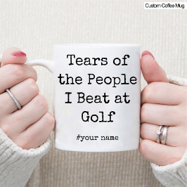 Taza Lágrimas divertidas de la gente que pego en el gol