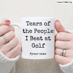 Taza Lágrimas divertidas de la gente que pego en el gol