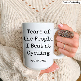 Taza Lágrimas divertidas de las personas a las que pego