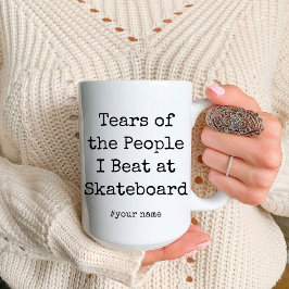 Taza Lágrimas divertidas de las personas a las que pego