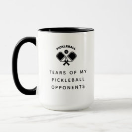 Taza Lágrimas divertidas de mi tipografía de opositores