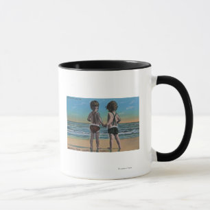 Taza Laguna Beach, FL - saludos de la escena con los