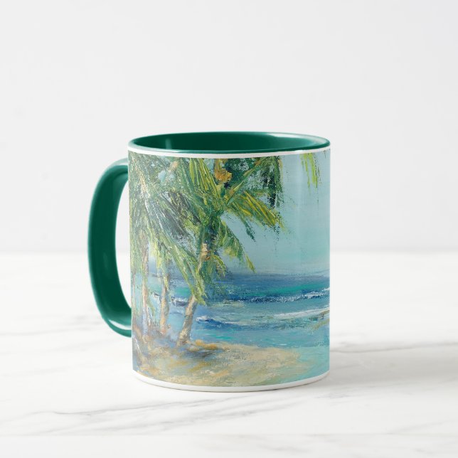 Taza Laguna costera azul (Anverso izquierdo)
