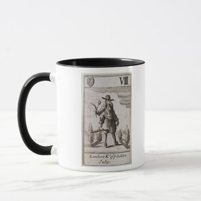 Taza Lamberto Simnel, caballero del tulipán de oro (Izquierda)