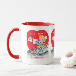 Taza Lámina de San Valentín retro
