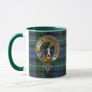 Taza Lamont Tartan & Badge