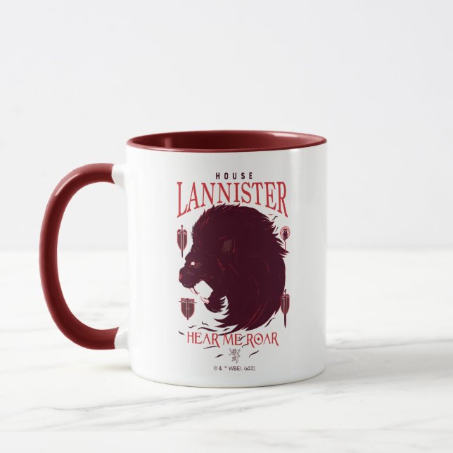 Taza Lannister de la Casa - Escúchame Roar (Izquierda)