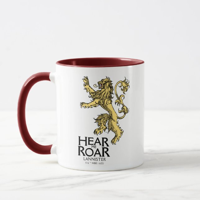 Taza Lannister Sigil - Escúchame Roar (Izquierda)