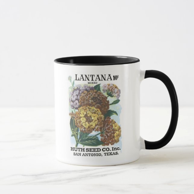 Taza Lantana Mixed, Huth Seed Co (Derecha)