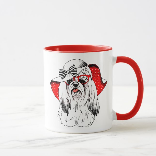 Taza Lanzamiento de la moda de Yorkie (Derecha)
