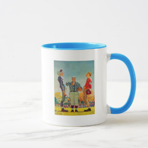 Taza Lanzamiento de la moneda de Norman Rockwell