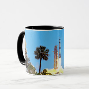 Taza Lanzamiento del cohete Saturn V de la NASA Apolo 1