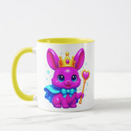 Taza Lapin cape et couronne