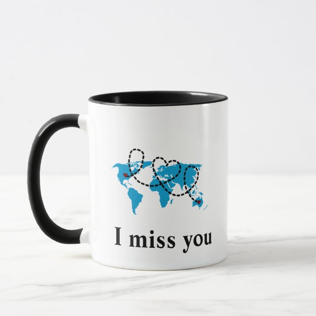 Taza larga distancia América-Australia (Izquierda)