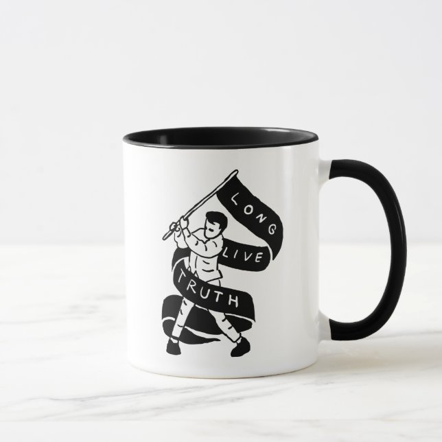 Taza Larga vida a la verdad (Derecha)