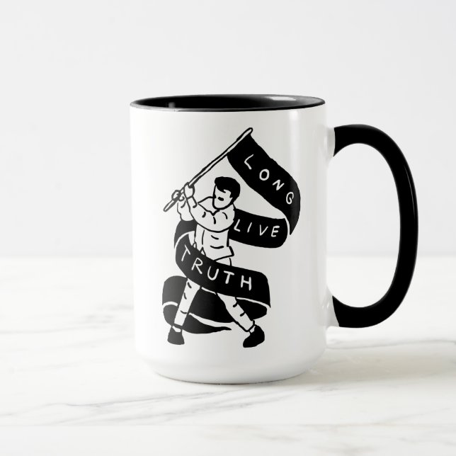 Taza Larga vida a la verdad (Derecha)