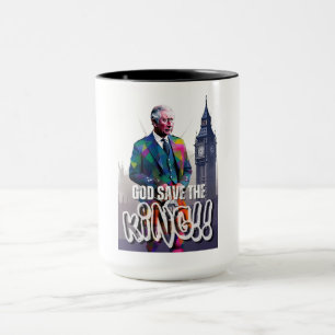 Taza Larga vida al Rey- Coronación Mayo 06 AI Generado