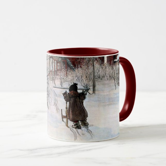 Taza Larsson: El arte de Yard y Wash-House (Anverso derecho)
