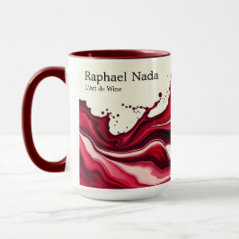 Taza L'Art de Wine Aesthetic French