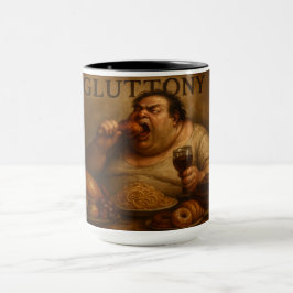 Taza Las 7 Virtudes Satánicas: Gula