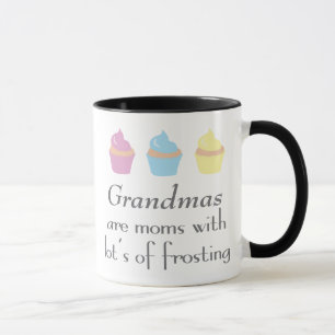 Taza Las abuelas son mamáes con las porciones de helar