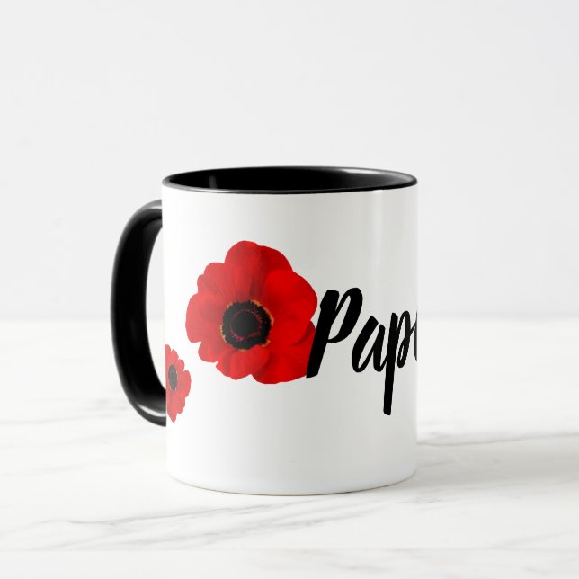 Taza Las amapolas de Papi (Anverso izquierdo)