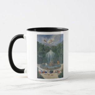 Taza Las arboledas de Versalles. Vista de la estrella o