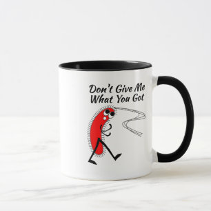 Taza Las bacterias, gérmenes, no lo separan estancia e