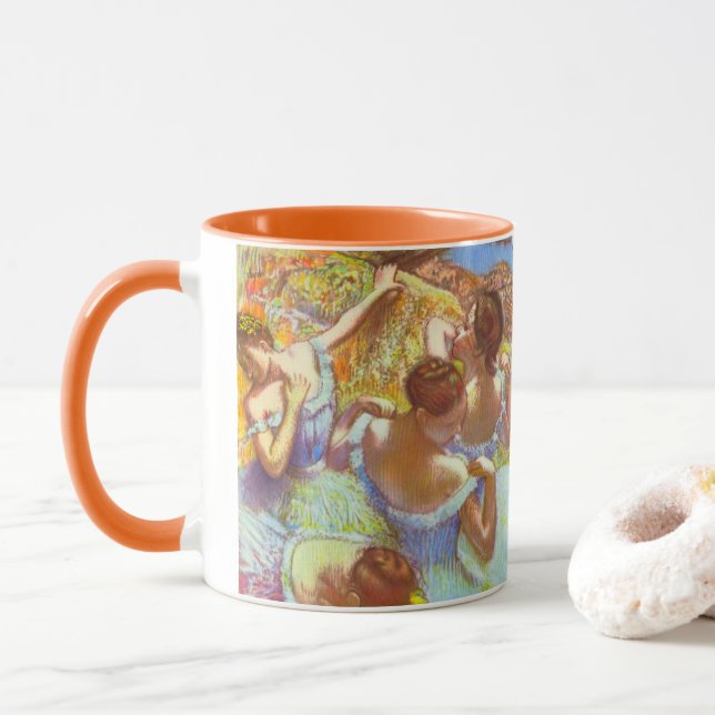 Taza Las bailarinas azules de Edgar Degas (Con donut)