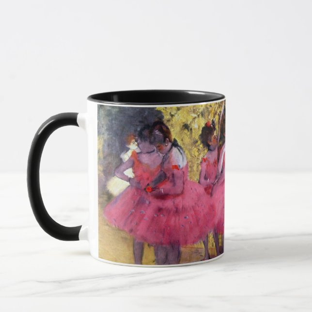 Taza Las bailarinas rosas, antes del ballet de Edgar De (Izquierda)