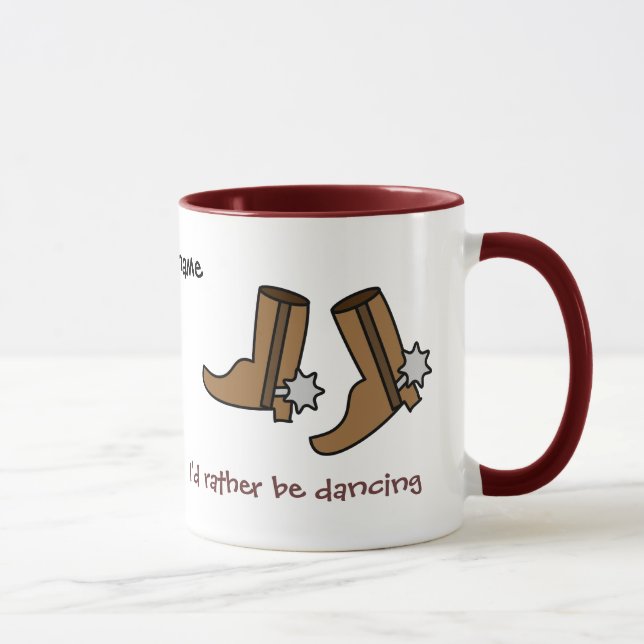 Taza Las botas de vaquero estén bailando bastante el (Derecha)