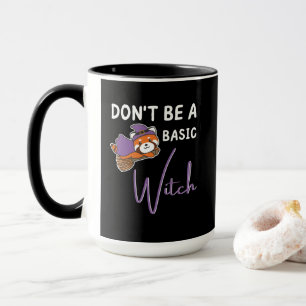 Taza Las brujas de Halloween de Panda Rojo no son una b