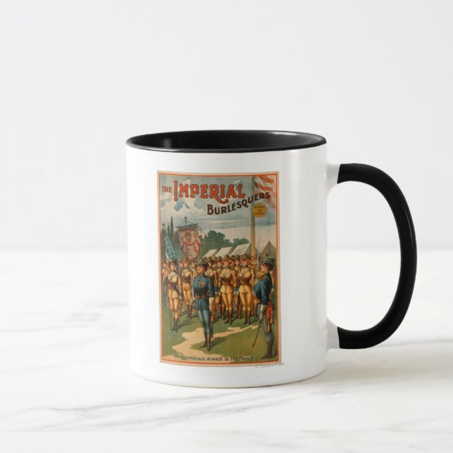 Taza Las burlesqueras imperiales de las mujeres soldado (Derecha)