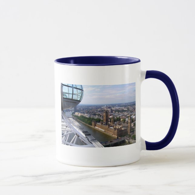 Taza Las casas de la opinión del parlamento del Londres (Derecha)