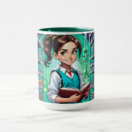 Taza ¡Las chicas aman la ciencia!