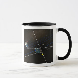 Taza Las cinco naves espaciales TEMIS en órbita