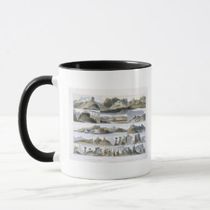 Taza Las colinas notables en el Missouri superior,