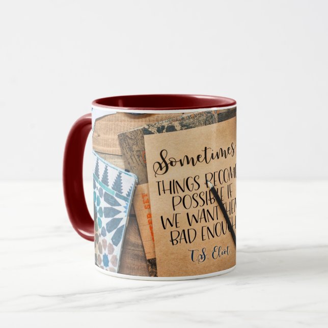 Taza Las cosas se vuelven posibles (Anverso izquierdo)