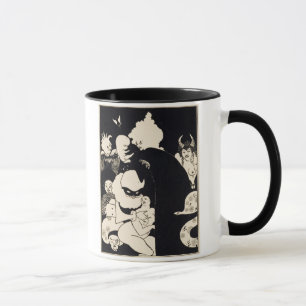 Taza Las criaturas extrañas de Lucian, ilustracion de
