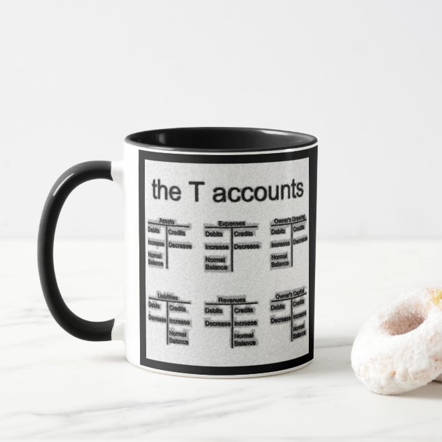 Taza "Las cuentas de T " (Con donut)